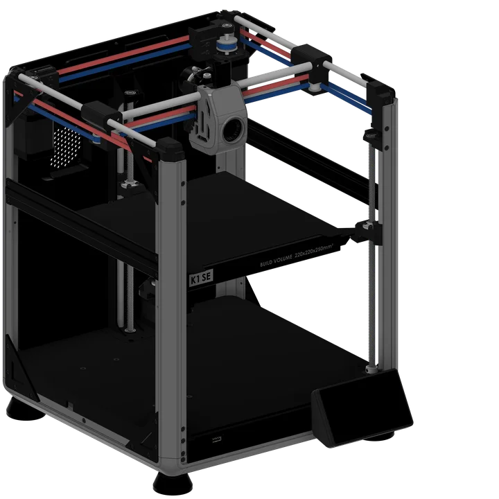 Creality K1 SE 3D printer extruder, unmodified reference design